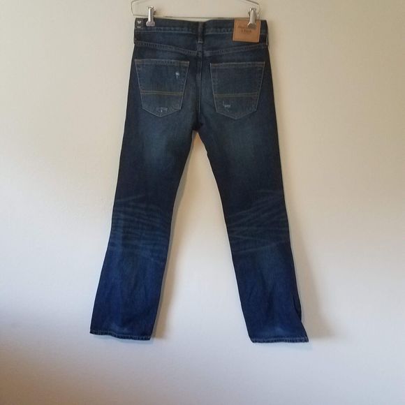 Abercrombie & Fitch Men's 28x30 The A&F Boot Cut Jeans Distressed NWT - Picture 5 of 11